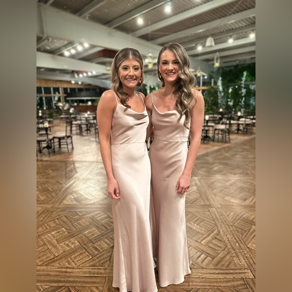 Jenny Yoo Sylvie Bridesmaid Dress in Prosecco Size 4